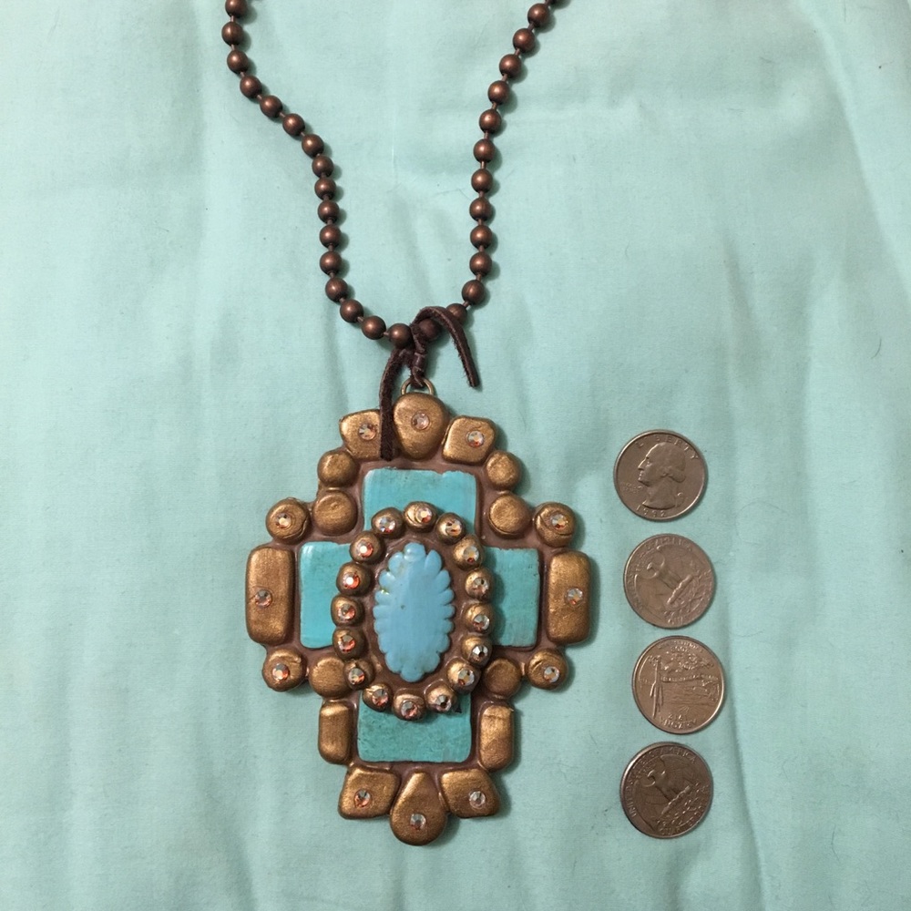 Clay Cross Necklace